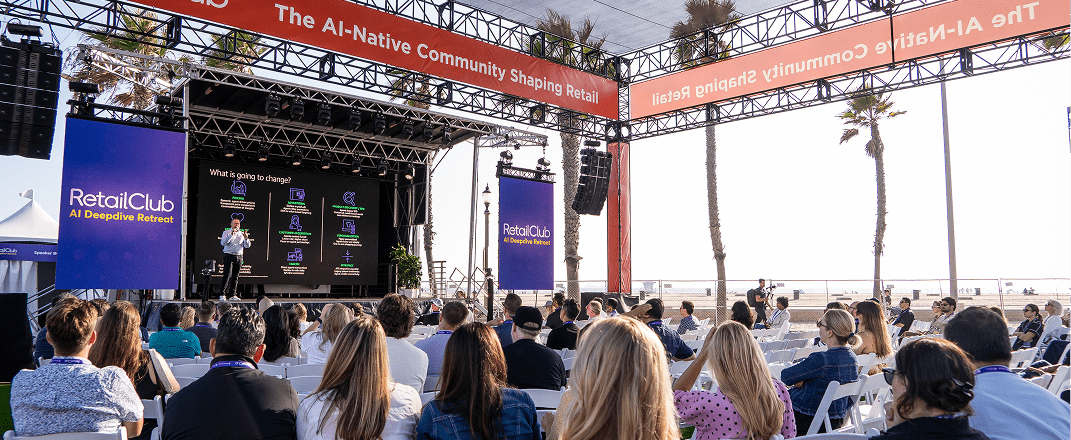 RetailClub AI Deepdive Retreat outdoor stage